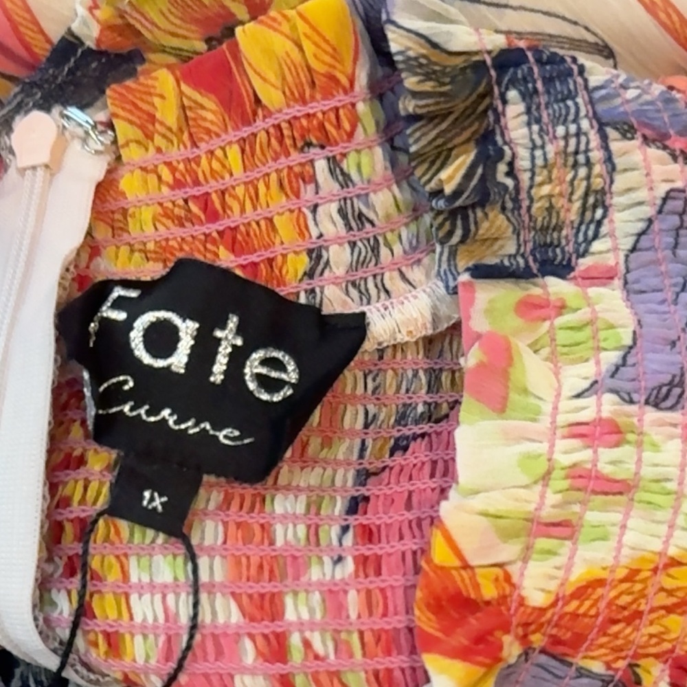 Floral Multicolor Ruffle Dress - Picture 7 of 8